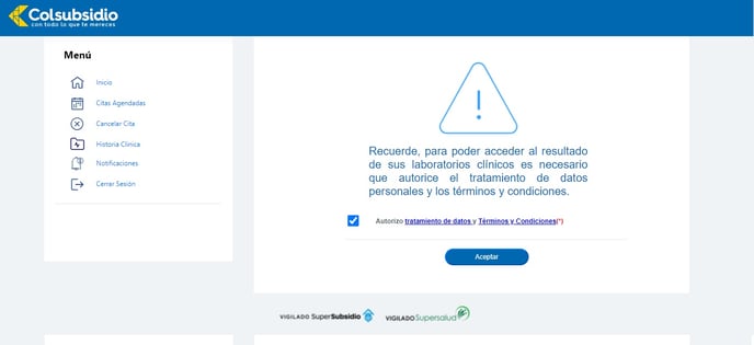 Terminos portal salud